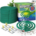 Mosquito Coils Outdoor Patio Fresh Scent,Use Reaches Up to 10 feet, Each Mosquito Coils Burns for 5-7 Hours (Contains 40 coils & 4 Stands)