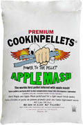 CookinPellets Premium Apple Mash and Hard Maple Natural Hardwood Light Sweet Smoke BBQ Grill Wood Pellets for Pellet Grill & Pellet Smoker, 40 Lb Bag