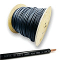 NATIONAL Wire&Cable 10 Gauge Solar Panel Professional Wire - Made in USA - 250 Ft Copper PV Wire UV Resistant Cable for Boat Marine Automotive RV Solar Panel Outdoor - Black