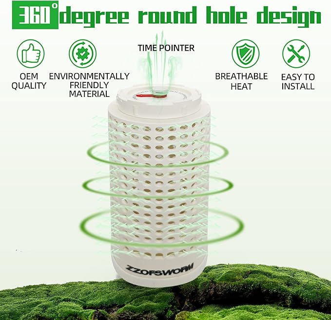 Inground Worm Farm Compost Bin Outdoor with Time Pointer for Composting System Decomposing Kitchen Waste and Raised Garden Beds (Small)