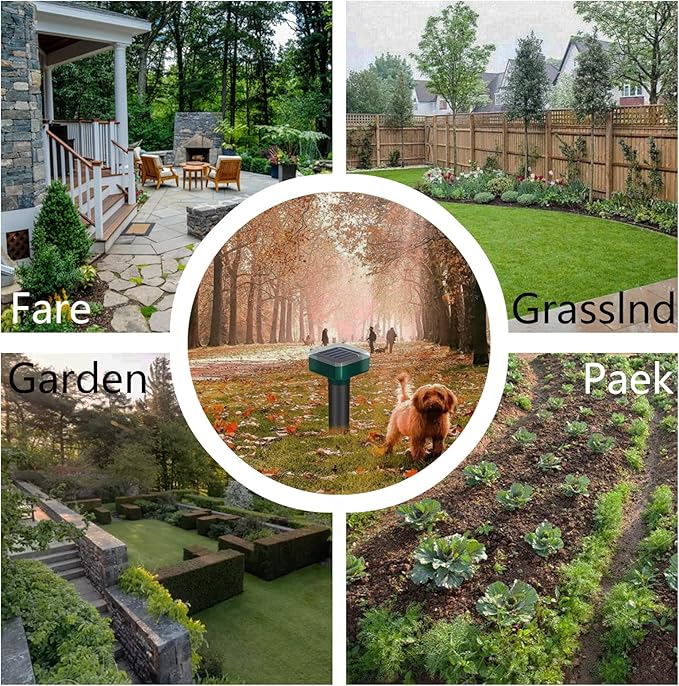 Snake Repellent for Yard & Outdoors - Solar-Powered Sonic Snake Deterrent Devices, Waterproof, Pet Safe Rattlesnake Repellent (8)