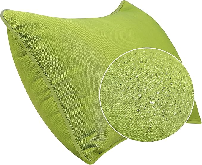JMGBird Outdoor Lumbar Pillows Waterproof Set of 2 Outdoor Pillows with Insert Included 12×20 Inch Outdoor Pillow for Patio Furniture