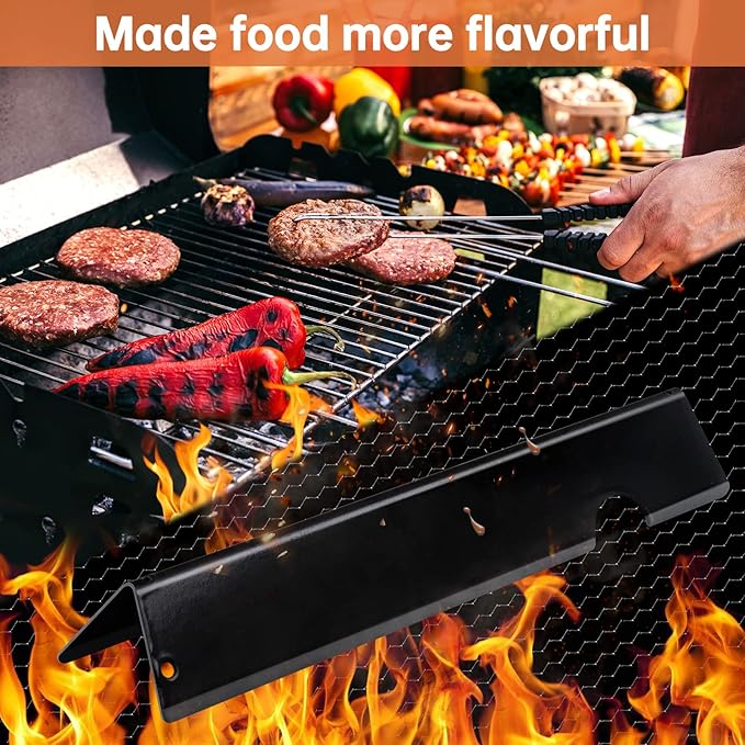 Flavorizer Bars and Heat Deflectors Replacement for Weber Genesis II (3+5 Genesis II)