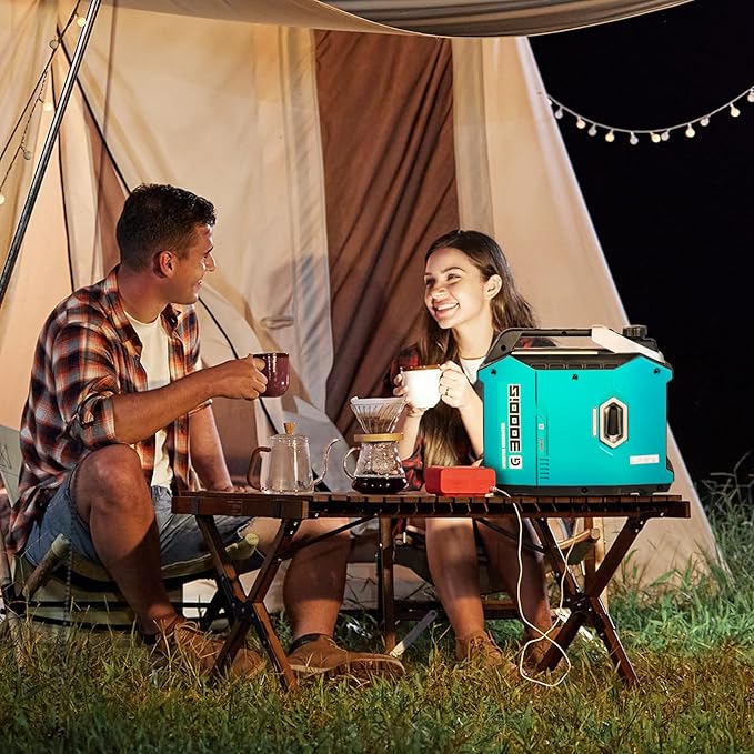 3000W Portable Inverter Generator, Super Quiet, Gas Powered for Camping, Tailgating, Home Emergency Use, RVs - Outdoor Power Equipment, EPA Compliant 2025 Version