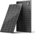 HQST N-Type 16BB 200 Watt Bifacial Solar Panel, with 25% Efficiency, Grade A+ Cells, IP65 Rating for RV, Trailer, Marine, Home Rooftop, Farm, Off Grid
