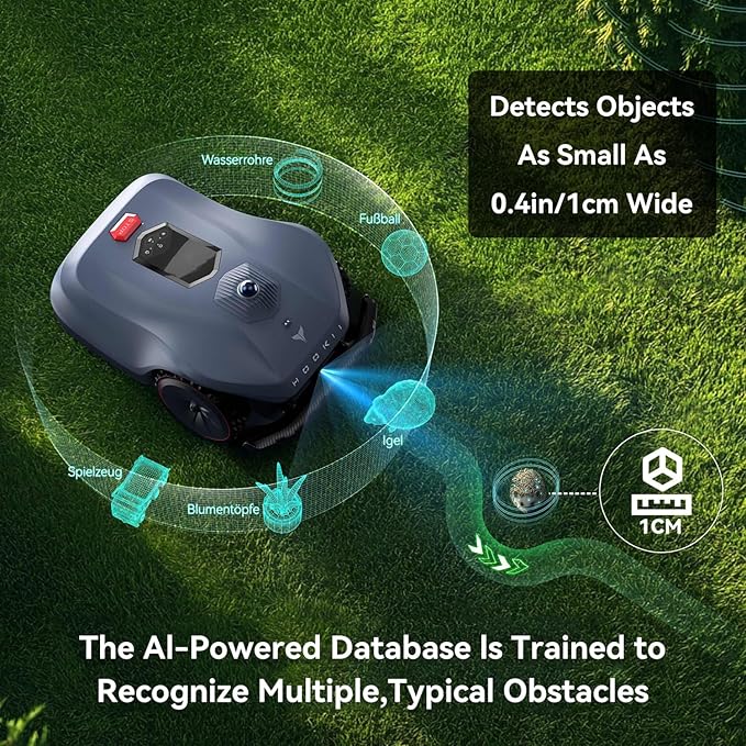 Neomow X SE 3D LiDAR Slam Mapping Robot Lawn Mower Perimeter Wireless for 3/4 Acres AI Vision Obstacle Avoidance with 4G, No RTK Antenna Required, App Control, GPS, IPX5, Anti-Theft, Queit