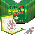 Ezoon 24 Pack Large Mouse Glue Traps with Enhanced Stickiness, Sticky Rat Snake Mouse Traps Pad Board for House Indoor Outdoor, Easy to Set, Extra Large (8.3" x 12")