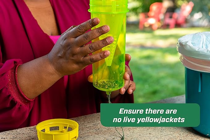 RESCUE! Yellowjacket Attractant – for RESCUE! Reusable Yellowjacket Traps – 4 Week Supply - 2 Pack