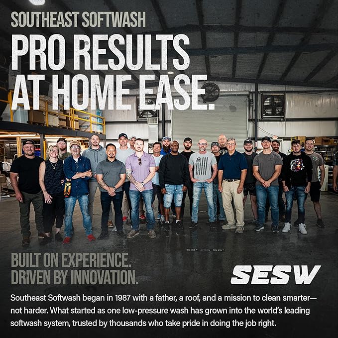 Southeast Softwash Southern Twang - Professional Exterior House Cleaner, Siding Cleaner & Roof Wash Surfactant for Pressure Washing & Soft Wash Applications | Crisp Apple Scent, 1 Gallon (1 Pack)