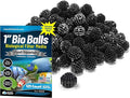 Aquatic Experts Bio Balls Filter Media, 1 Inch Small Bio Ball for Ponds and Aquarium Filters, Perfect Aquarium Filter Media, Made in The USA, (125 Count Without Mesh Bag)