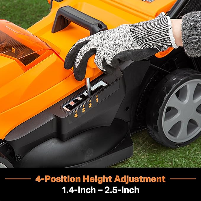 LawnMaster CLMF4815E 48V MAX* 15-inch Brushless Cordless Lawn Mower with 2X24V MAX* 4.0Ah Battery and a Dual Charger