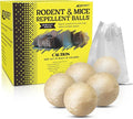 Rodent & Mice Repellent 12 PCS,Upgraded Paper Balls for Longer Lasting Scent | Indoor, Outdoor, Car Engine Protection | Mice, Rat Deterrent for Home, Garage, Attic | Pet & Kid Safe
