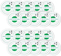 Qualirey 20 Pack Glue Trap Refill Pads Compatible with STEM Flying Insect Fan Trap, 3.94 Inches Replacement Glue Boards, Sticky Pads Insect Catcher for Indoor Fly Mosquito Bug Control