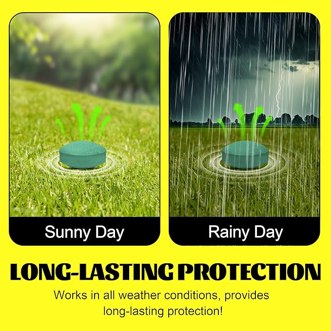 18 PCS Deer & Rabbit Repellent for Outdoor Plants, Natural Garden Yard Deterrent Balls, Long-Lasting Protection for Outdoor Trees, Flowers & Vegetables | Pet-Safe