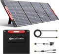 ELECAENTA 300W Portable Solar Panel for Power Station Generator, 25% High Efficiency, Ultra Lightweight, 39V Foldable ETFE Portable Solar Charger for Outdoor RV Camping Off-Grid Rooftops Emergency