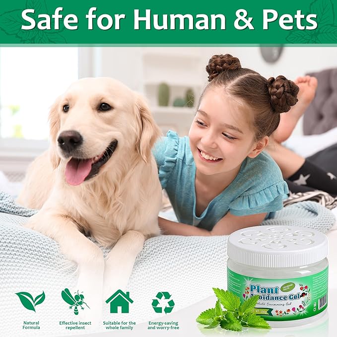 Peppermint Oil Pest Repellent, 6 Pack Natural Spider Repellent with Plant-Based Ingredients, Outdoor Indoor Pest Control for Roaches, Ants, Bugs, Spider for House Garage, Human Pet Dog Plant Safe