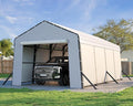 Jocisland 12x20x10.5 FT Heavy Duty Metal Carport, All-Weather Car Canopy with Waterproof Removable Sidewalls, Galvanized Steel Roof & Reinforced Base, Car Shelter for Cars, Boats, Trucks