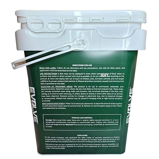 Evolve Rat Birth Control Soft Bait Sausages – 12 lbs | Scientifically Proven Rat Population Control | Not a Poison, Long-Term Population Management