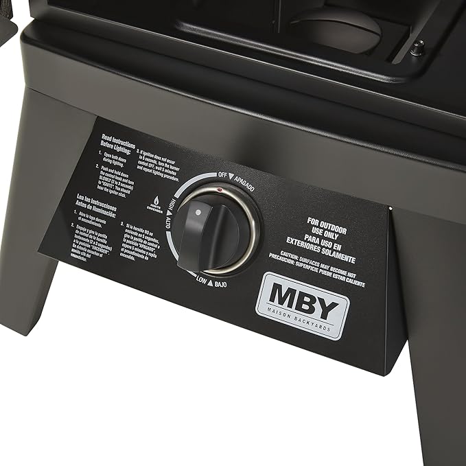 Propane Smoker with Cover, Vertical Gas Smokers Grill with Temperature Control Outdoor Heavy Duty Three Removable Smoking Shelves, New-Model Black