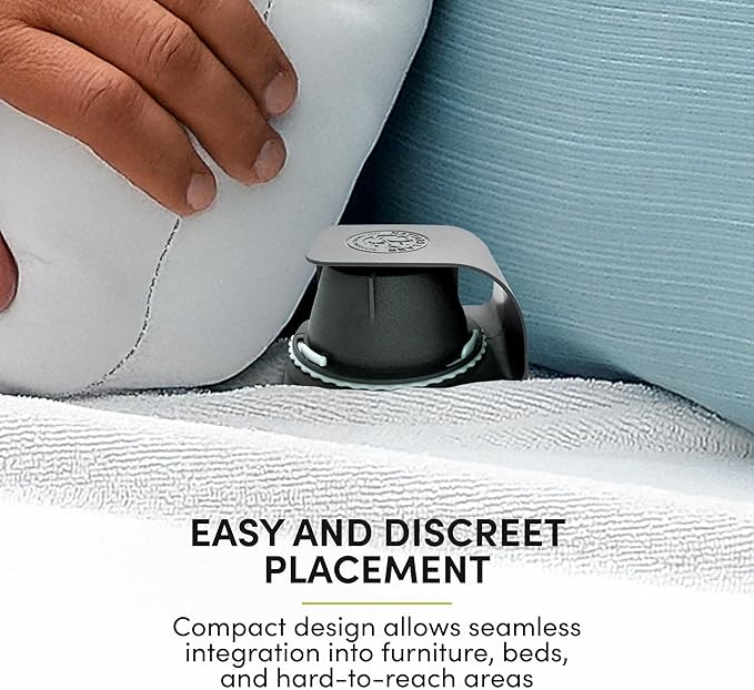 Scout Bed Bug Detection Trap – Non-Toxic Early Monitoring Solution with Patented Pheromone Technology, Includes 12 Bed Bug Detection Traps, Replaceable Lures and User Guide