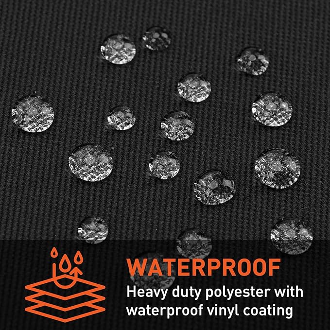 Arcedo Grill Cover 51 Inch Compatible with Weber Spirit II 300 and Spirit 300 Series Gas Grill, Waterproof Heavy Duty Outdoor Barbecue Cover for E310 E330 E315, Compared to 7139