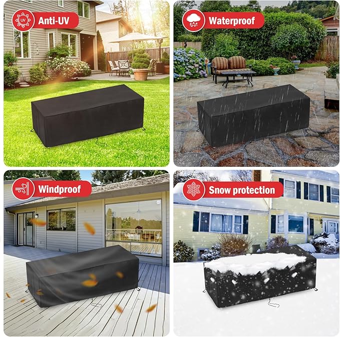 Outdoor 28 inch Rectangular Table Top Propane Fire Pit Cover, 40,000 BTU Tabletop Gas Firepit Cover for Patio,Outdoor Portable Fireplace Rectangular Fire Cover - 28 x 7 x 8 Inch