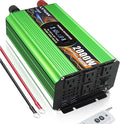 2000W Pure Sine Wave Power Inverters, LVYUAN 4000W Peak Power 12V DC to AC 120V Power Converter for RV, Truck, Outdoor, Remote Control Quadruple AC Outlets and USB Ports Inverter with LCD Display