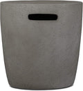Real Flame Riverside Propane Round Tank Cover, Conceals a 20lb Tank - Lightweight, Weather, Sun & Rust Resistant