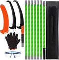 Lineslife 25ft Tree Pole Pruner Manual,Branches Trimmer Tree Branch,Hand Pole Saws Extendable Height