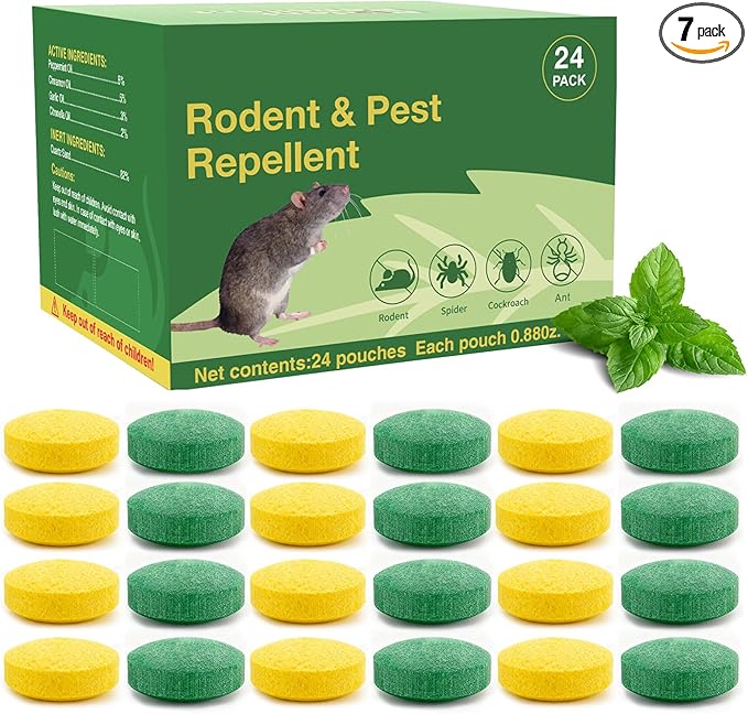 Mice Repellent Balls, Natural Ingredients, Safe for Families