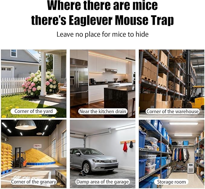2026 Upgraded Stainless Steel Automatic Mouse Trap, Easy Setup for Indoor and Outdoor Use, Humane No-Kill Live Trap with One-Way Door, Catch & Release for Mice and Rodents (1)