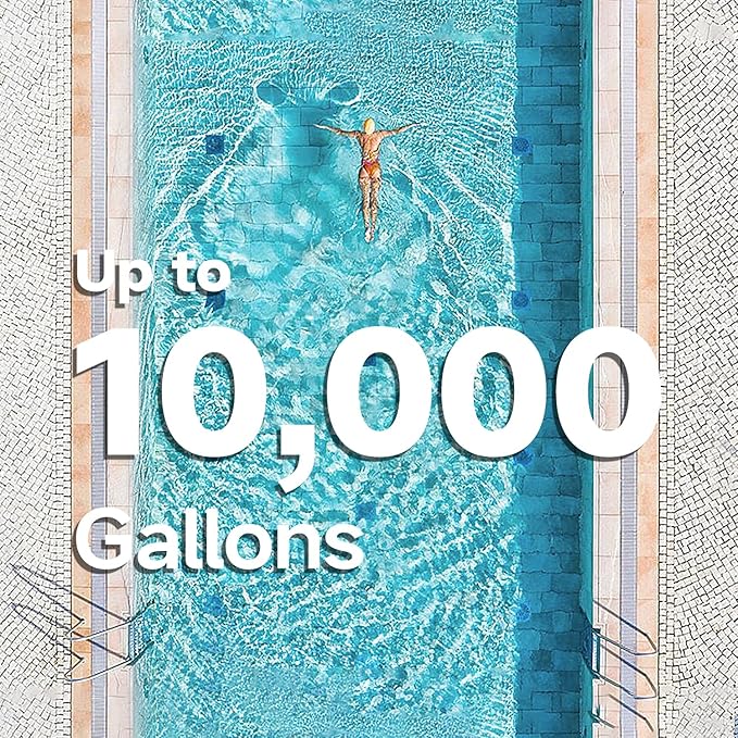 35,000 BTU Inverter Swimming Pool Heat Pump, Electric Pool Heater for Above Ground and Inground Pool, Heating and Cooling Pool Heater, 208~230V/60Hz