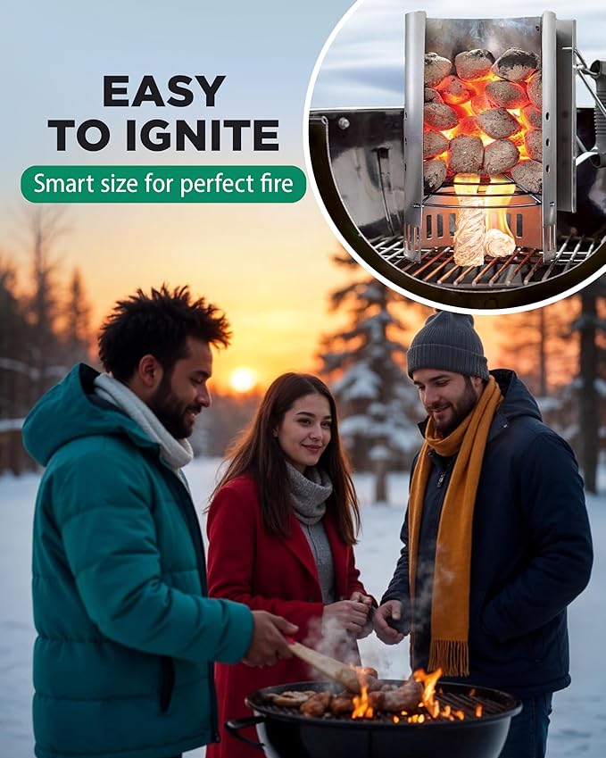 WH 185 pcs Natural Fire Starters for Indoor Fireplace - 5lb Large Box - Long-Burning Charcoal Starters - Odorless Firestarters for Wood Stove, Chimney, Campfires & Grill - Quick Ignite