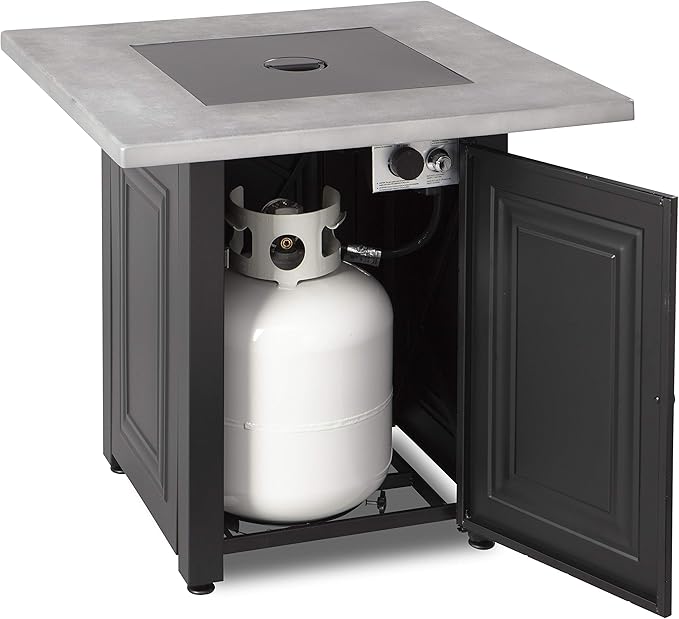 Endless Summer, Wakefield, Square 28" Outdoor Propane Fire Pit
