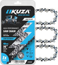 16 Inch Chainsaw Chain 3/8" LP Pitch, 050" Gauge, 57 Drive Links, German Steel, fits Echo CS-3510/352/3400/400, Worx WG300,WG303, 91PX57CQ, 91VG57CQ and more - S57 (3 Chains)