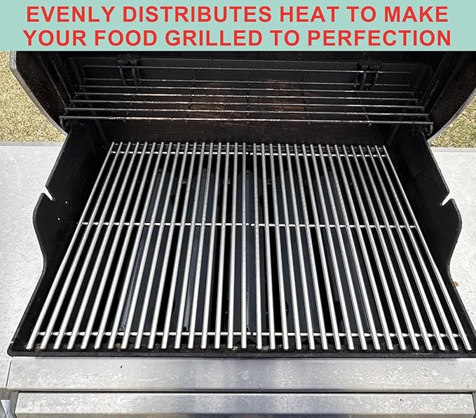 WEBROIL 7620 Flavorizer Bars & 7528 Grill Grates for Weber Genesis 300 SER Gas Grill, Grill Parts for Webber Genesis E-310 S-310 E-320 S-320 E-330 S-330 EP-310 CEP-310 CEP-320 EP-320 CEP-330 EP-330