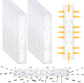 Qualirey 16 Pcs Ant Bait Stations Reusable (Bait NOT Included), Multi Surface Ant Killer Trap for Home, Control for Indoor and Outdoor Use, Roach Station for Common Household (8 Set, Large Size)