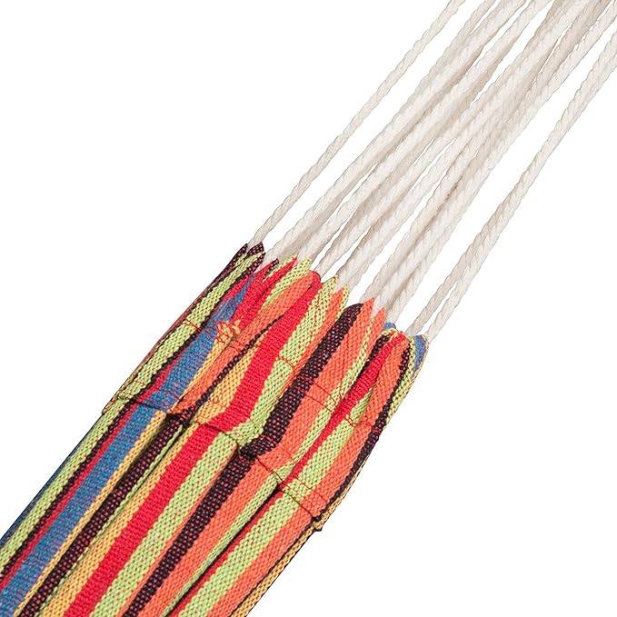 MEDA 50038 Hammock Stand, Red Stripes
