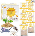Natural Mouse Repellent Pouches with Peppermint Oil - Indoor Outdoor Rodent Repellent Deterrent for Home Garage Car - 10 Pack Effective Mice Control Safe for Pets and Kids