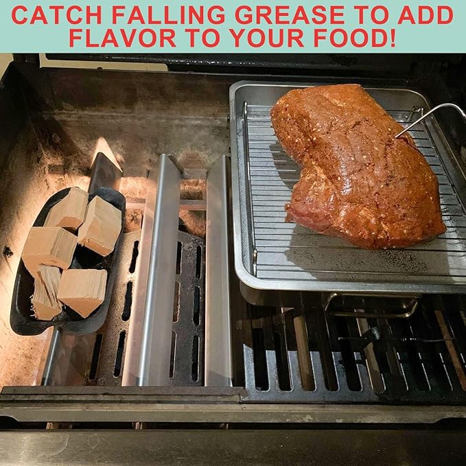WEBROIL 7620 Flavorizer Bars & 7528 Grill Grates for Weber Genesis 300 SER Gas Grill, Grill Parts for Webber Genesis E-310 S-310 E-320 S-320 E-330 S-330 EP-310 CEP-310 CEP-320 EP-320 CEP-330 EP-330