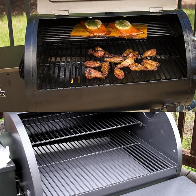 22" Stainless Steel Drip Pan Heat Baffle Replacement for Traeger 22 Series,Traeger Pro 575 Drip Tray,Traeger BAC012 BCA070 BBQ07C and Newer Lil' Tex,Lil' Tex Elite,Lil' Tex Pellet Smoker Grills Parts