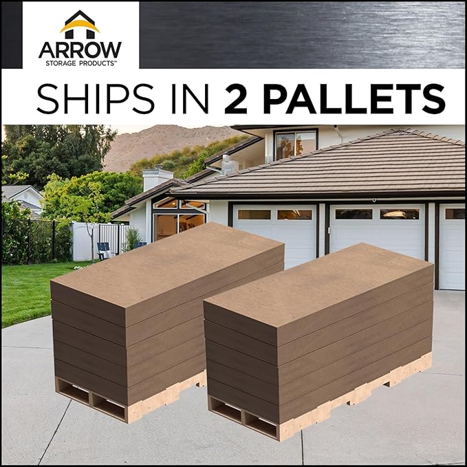 Arrow Carports Galvanized Steel Carport, with 2-Sided Enclosure, Compact Car Metal Carport Kit, 20' x 24' x 9', Charcoal
