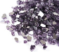 GASPRO 10 lbs Fire Glass for Propane Fire Pit, 1/2-Inch Reflective Fireplace Glass Rocks for Fire Pit Table, Purple