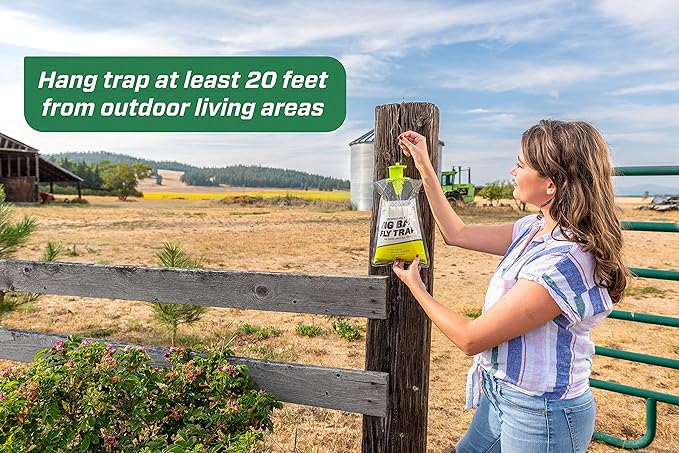 RESCUE! Big Bag Fly Trap – Disposable, Outdoor Use - 2 Traps