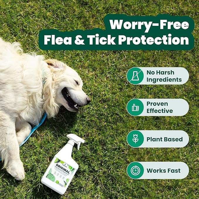 Cedarcide Original Bug Spray | Repel & Kill Fleas, Ticks, Mosquitoes, Mites, Ants & Chiggers | for use on People, Pets & Home | Natural Cedar Oil | Eco-Friendly | Pint