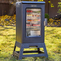 EAST OAK Ridgewood Pro 30" Electric Smoker Built-in Meat Probe & Elevated Stand for Outdoors Up to 6× Longer Smokes, Adjustable Side Chip Loader Smoke More with 725 sq in Cooking Area