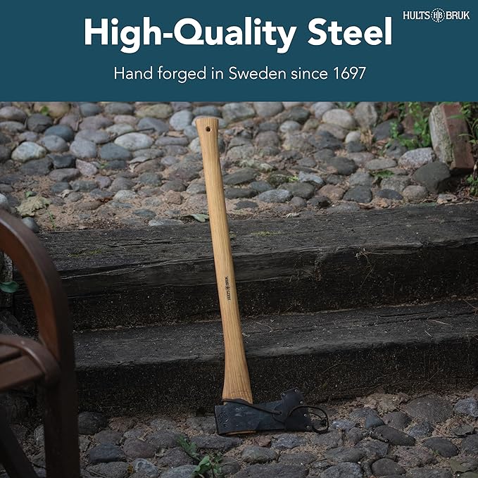Hults Bruk 840740 Sarek Splitting Axe - 3.5 lb Head, 30" Handle