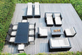 20 Piece Outdoor Patio Furniture Black Wicker Conversation Set with Fully Assembled Sectional and 42-inch Propane Gas Fire Table