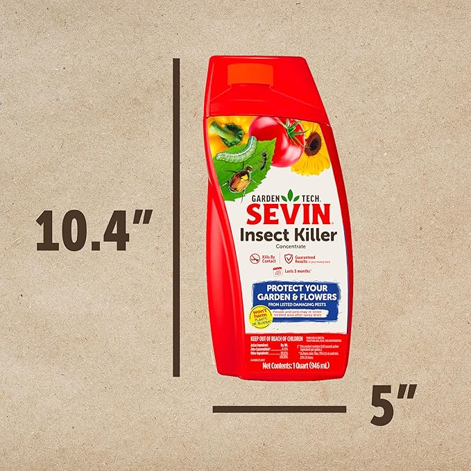 Sevin Insect Killer Concentrate 32 oz (Pack of 2)