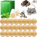 24Pack Mouse Rodent Repellent & Pest Defense - Natural Peppermint Oil Deterrent Rodent Repellent for Indoor/Outdoor Use - Repel Mice and Rat Safe Around Kids & Pets